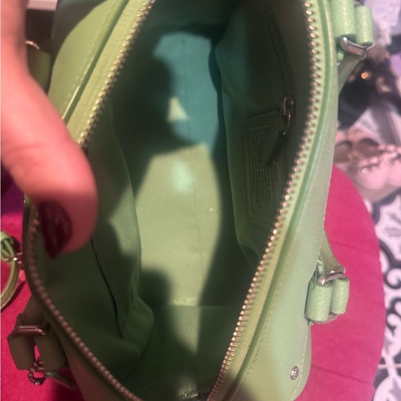 Green Coach Satchel - Picture 8 of 9